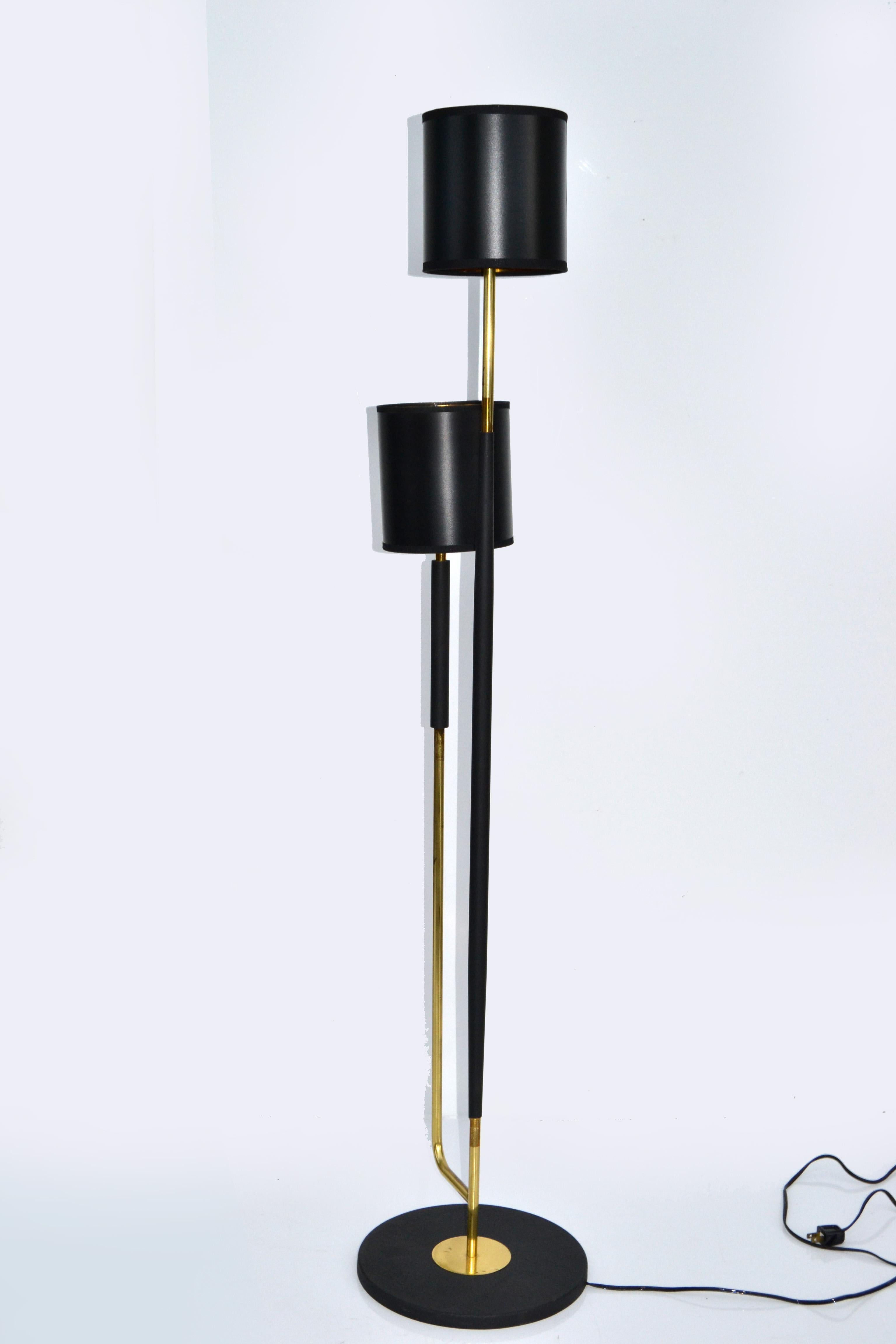 Mid-Century Modern Maison Lunel French Floor Lamp For Sale