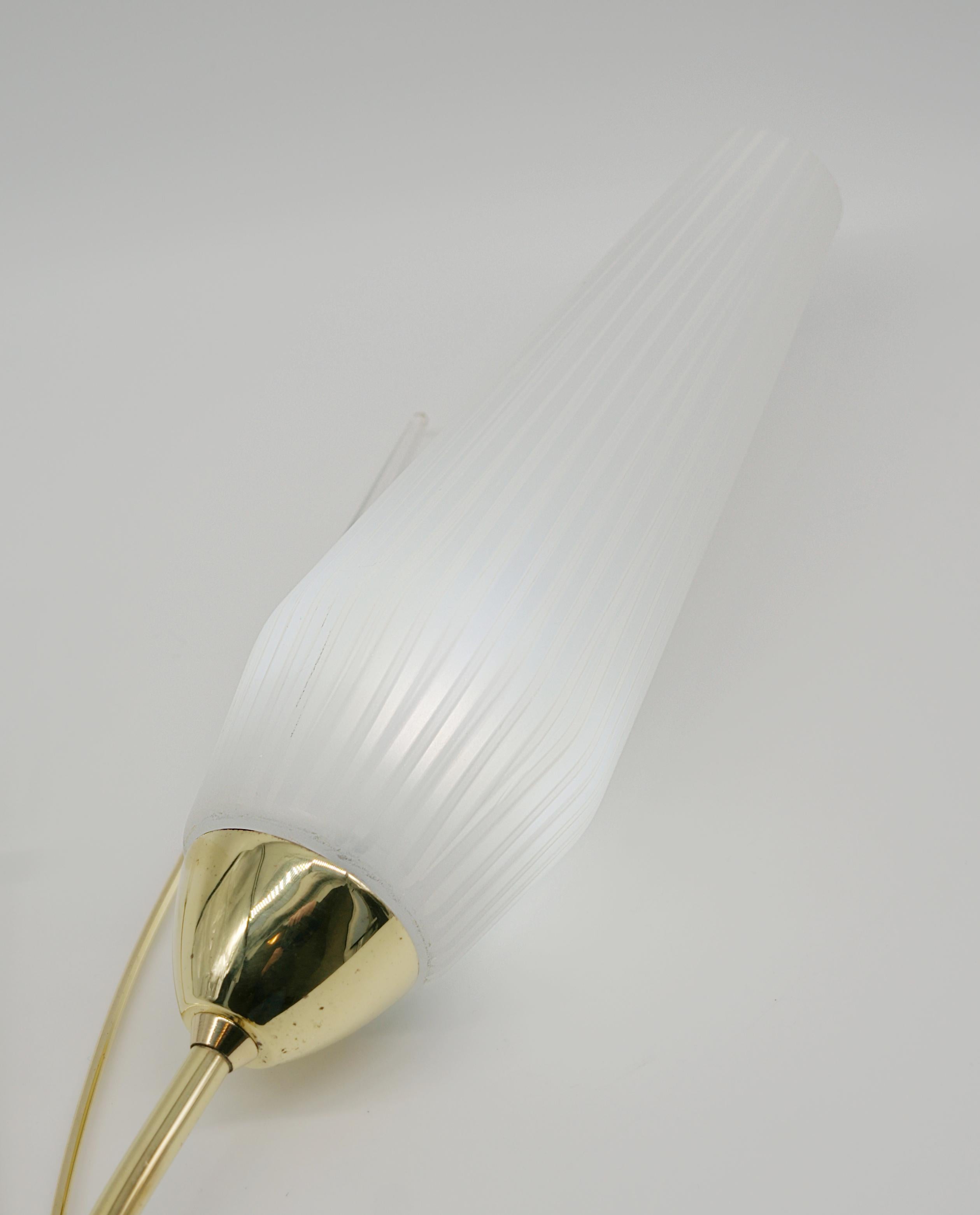 Maison Lunel French Midcentury Wall Lights Pair, 1950s For Sale 1
