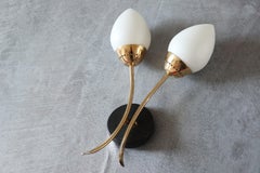Maison Lunel - Mid-Century Modern Double Wall lights - 1950s France era Arlus