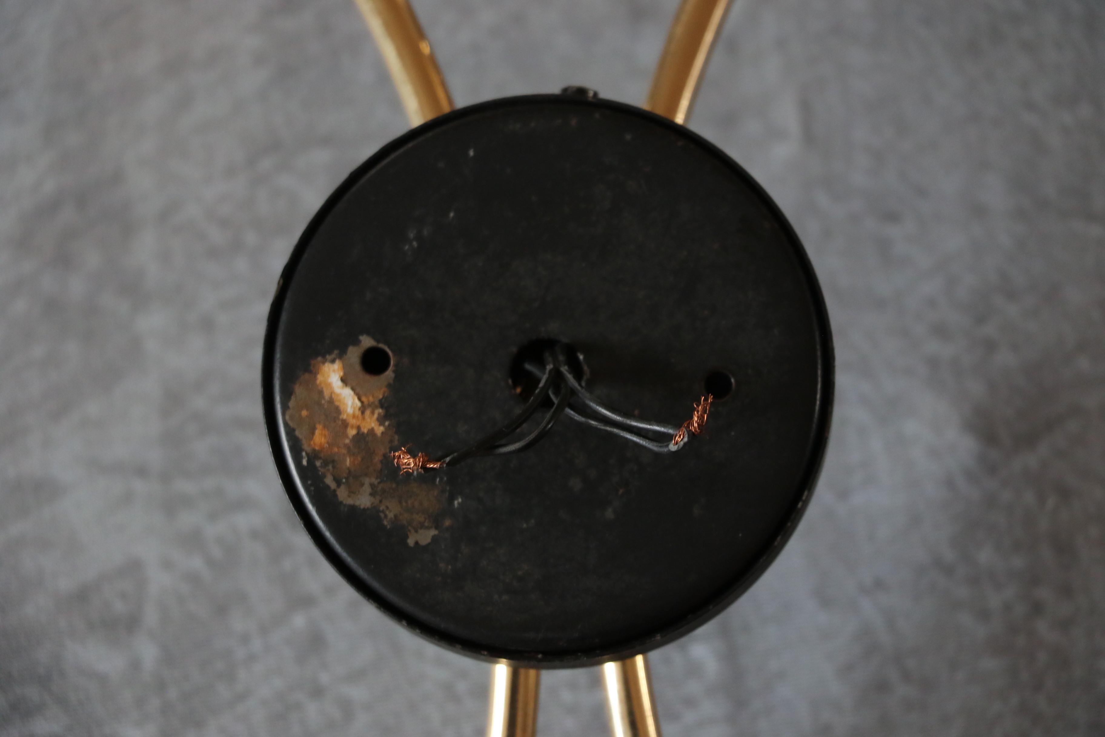 20th Century Maison Lunel - Mid-Century Modern Double Wall lights - 1950s France era Arlus For Sale