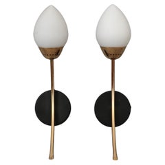 Maison Lunel - Pair of Mid-Century Modern Wall lights - 1950s France