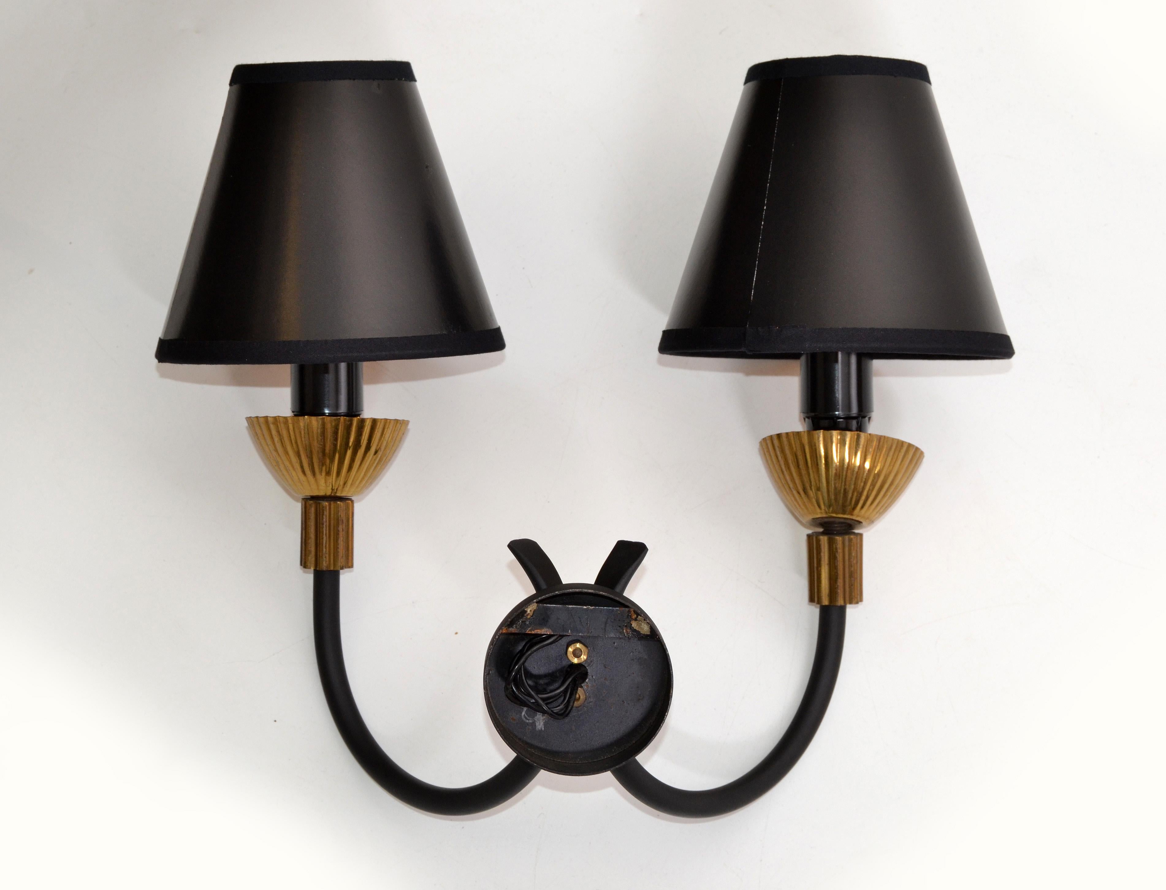 Maison Lunel Pair of Sconces Mid-Century Modern France, 2 pairs Available  6