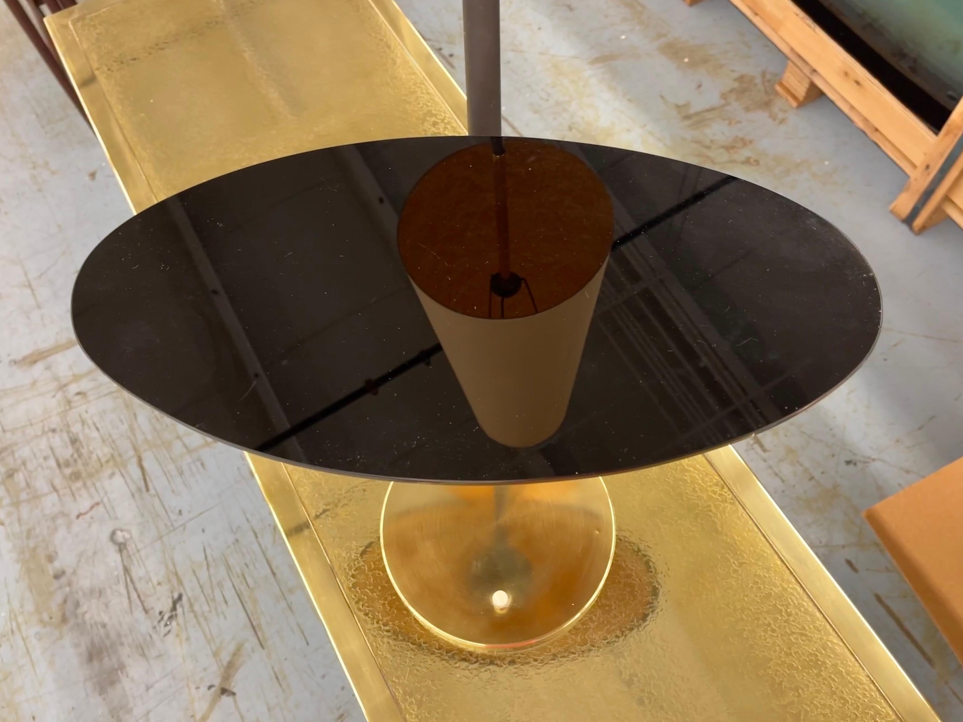 Maison Lunel Rakish Floor Lamp with Oval Table 1