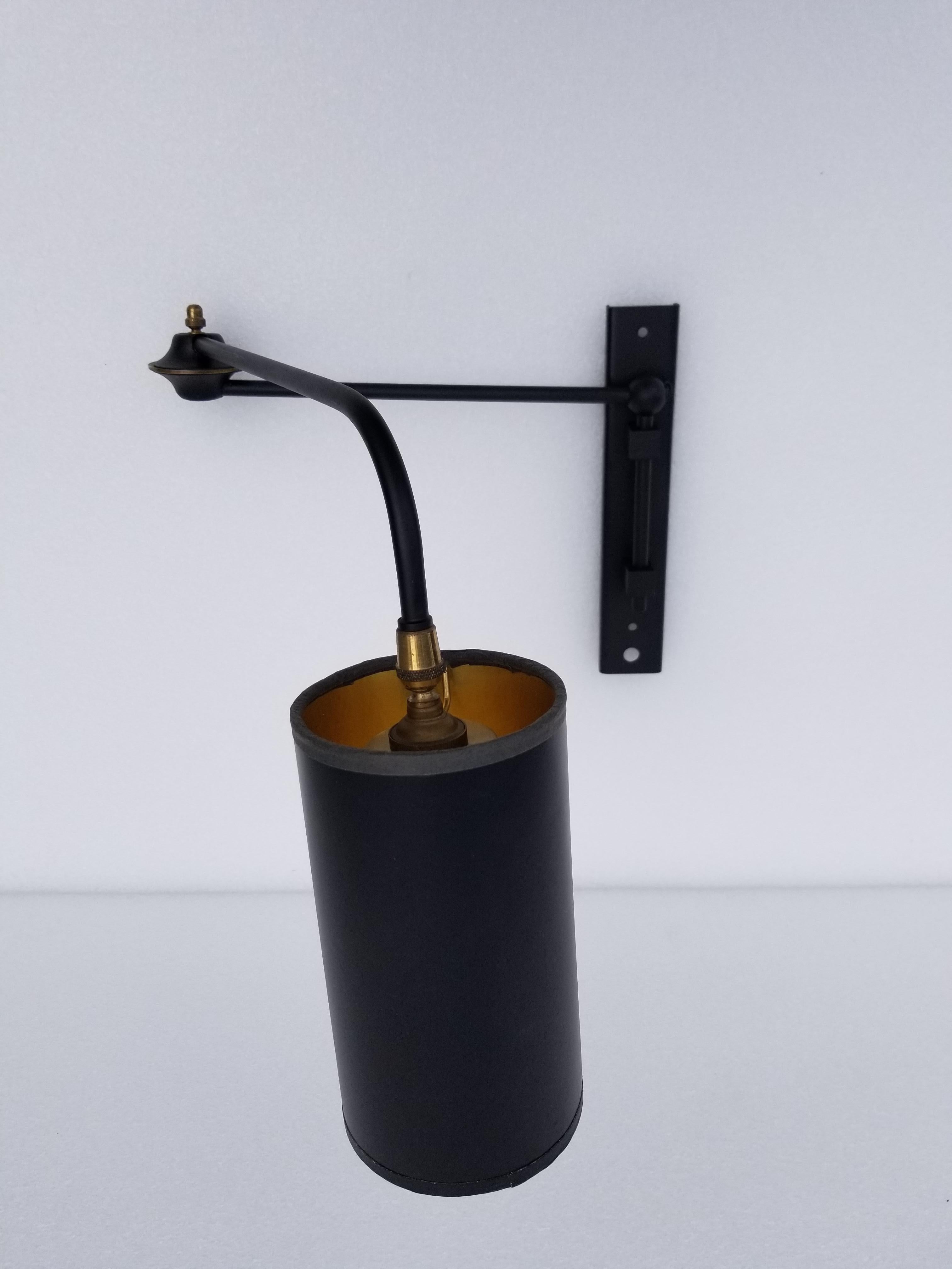 Mid-20th Century Maison Lunel Retractable Wall Light For Sale