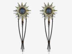 Maison Lunel Style, French Modern, Bronze, Steel, Wall Lights, 21st c.