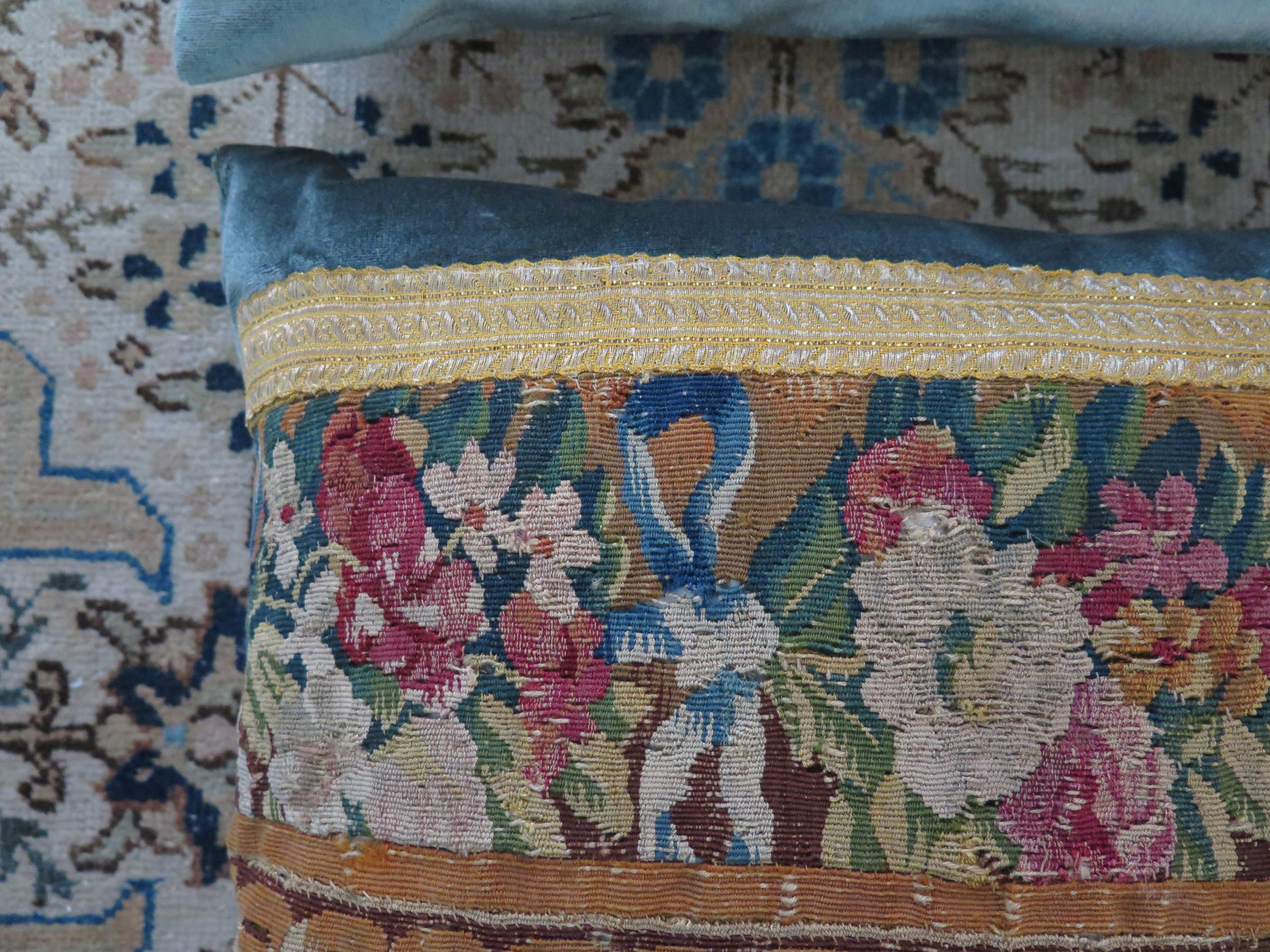 Maison Maison 18th Century Tapestry Pillow In Good Condition In Houston, TX