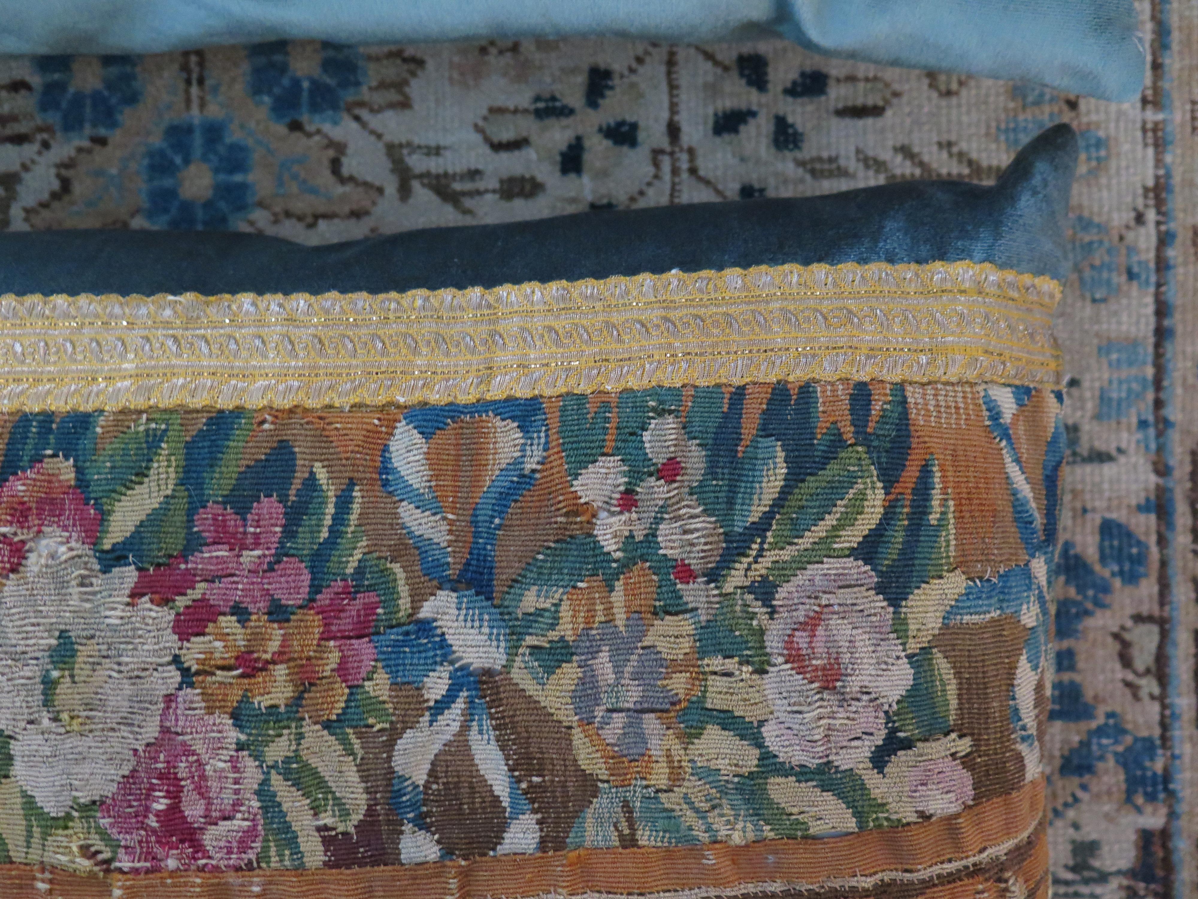 18th Century and Earlier Maison Maison 18th Century Tapestry Pillow