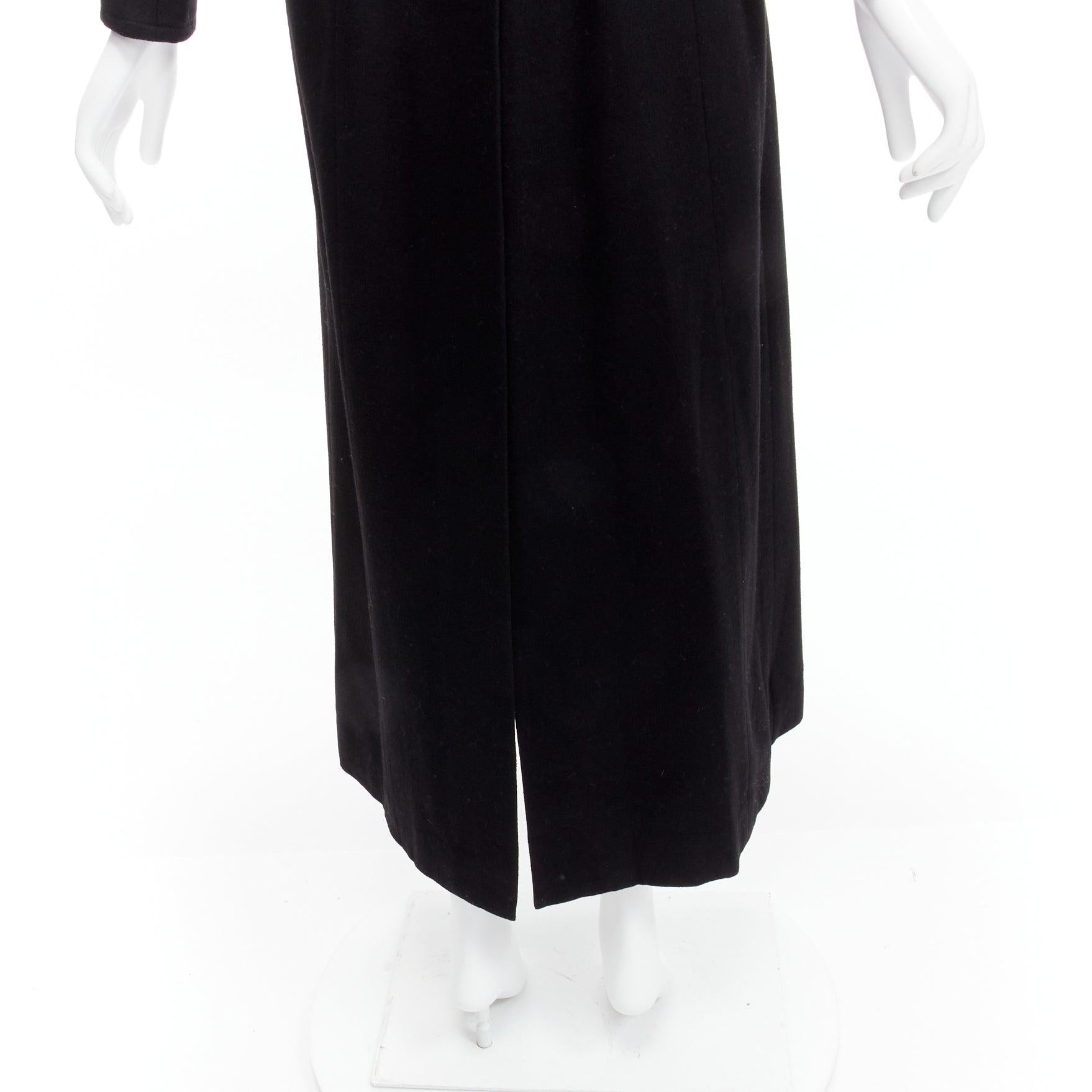 MAISON MARGIELA Manteau de cigarette long en laine vintage fendu sur le dos, taille FR 38 M, années 1990 en vente 5