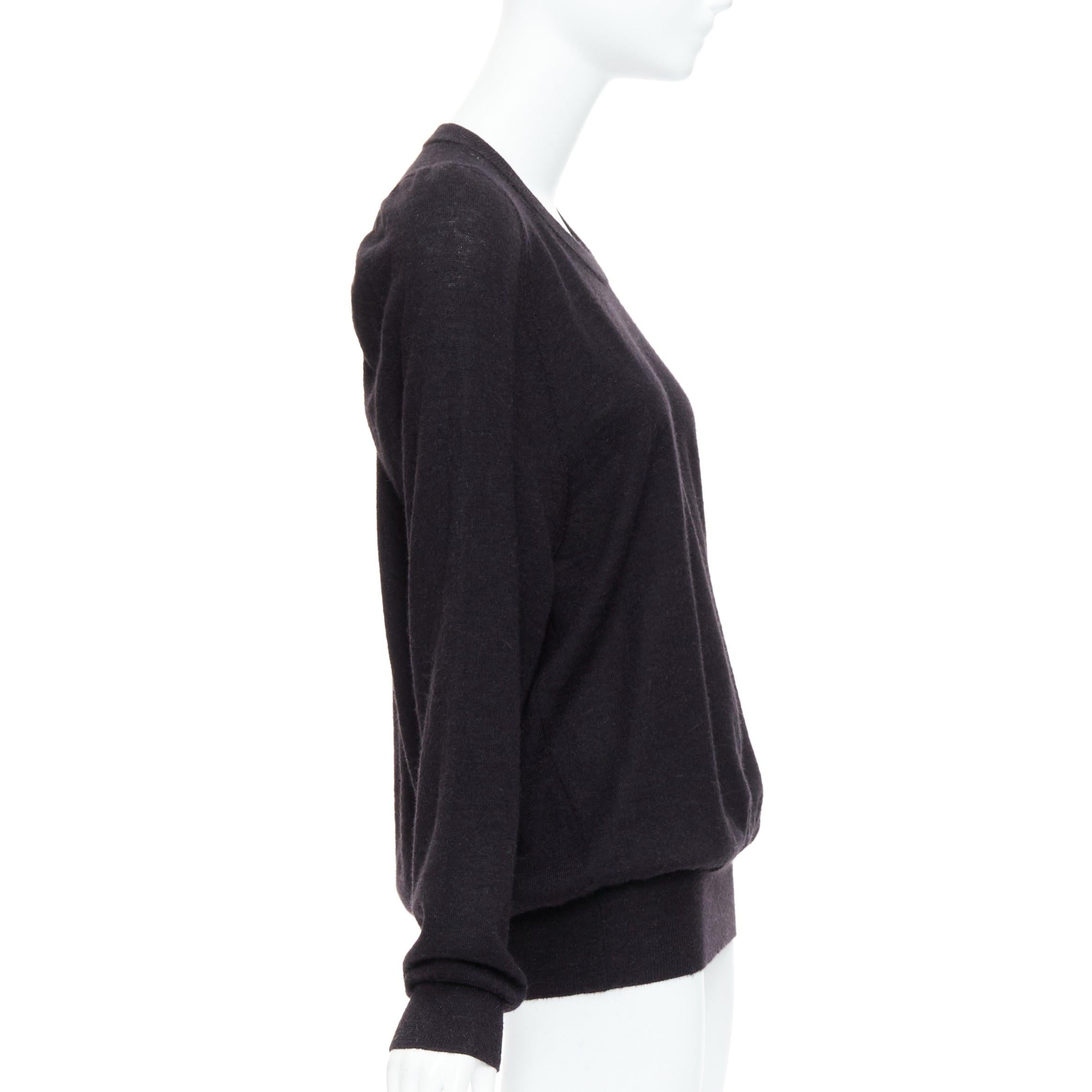 MAISON MARGIELA 2010 Pull oversize en laine d'alpaga gris foncé Excellent état - En vente à Hong Kong, NT