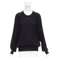 MAISON MARGIELA 2010 dunkelgrauer Pullover aus Alpakawolle in Übergröße
