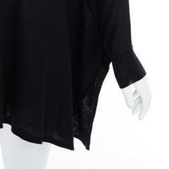 MAISON MARGIELA 2012 charcoal grey silk linen batwing pullover sweater S