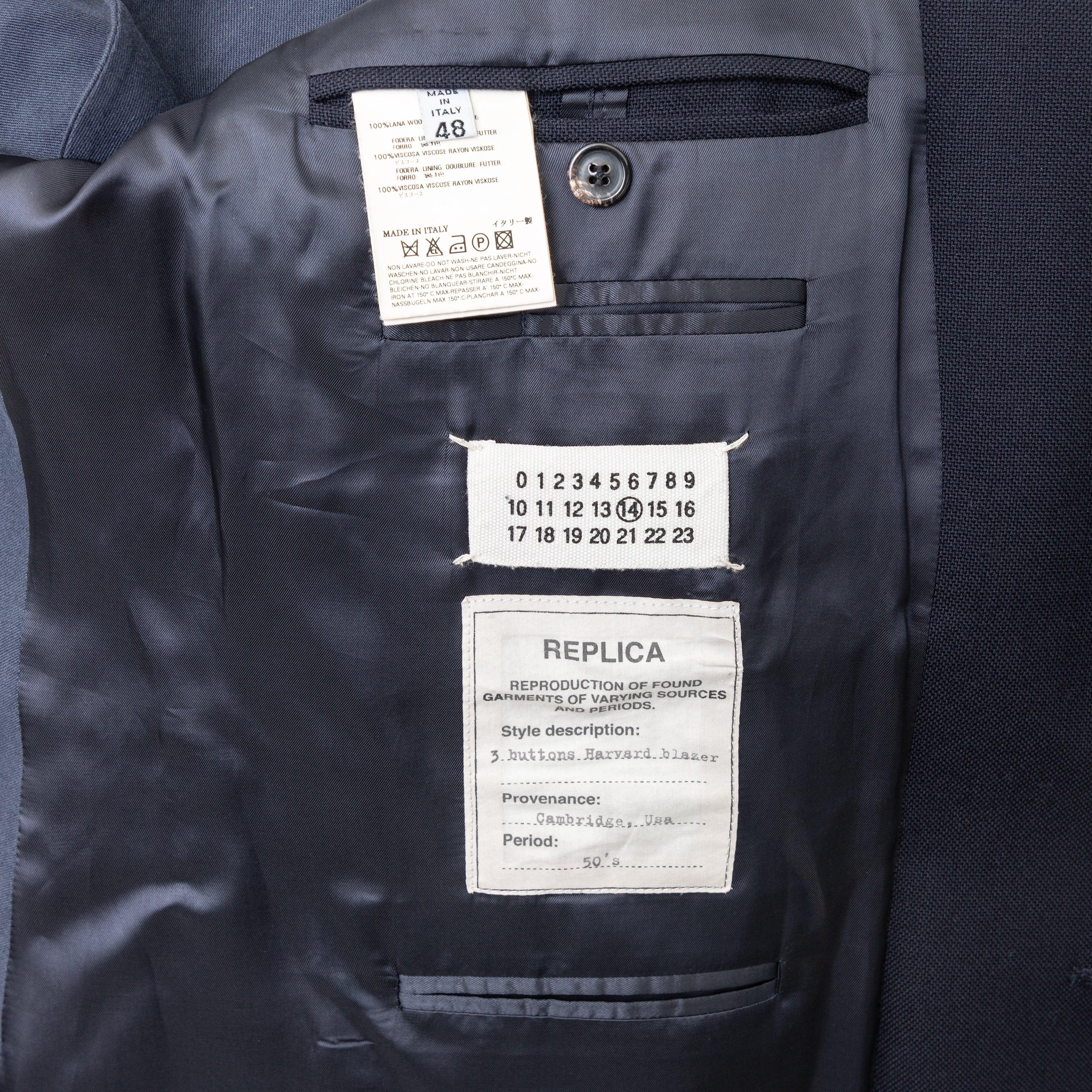 Maison Margiela 50s Replica Harvard Blazer - '00s For Sale 2