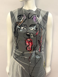 Maison Margiela Artisanal Haute Couture S/S 2017 John Galliano Tule dress