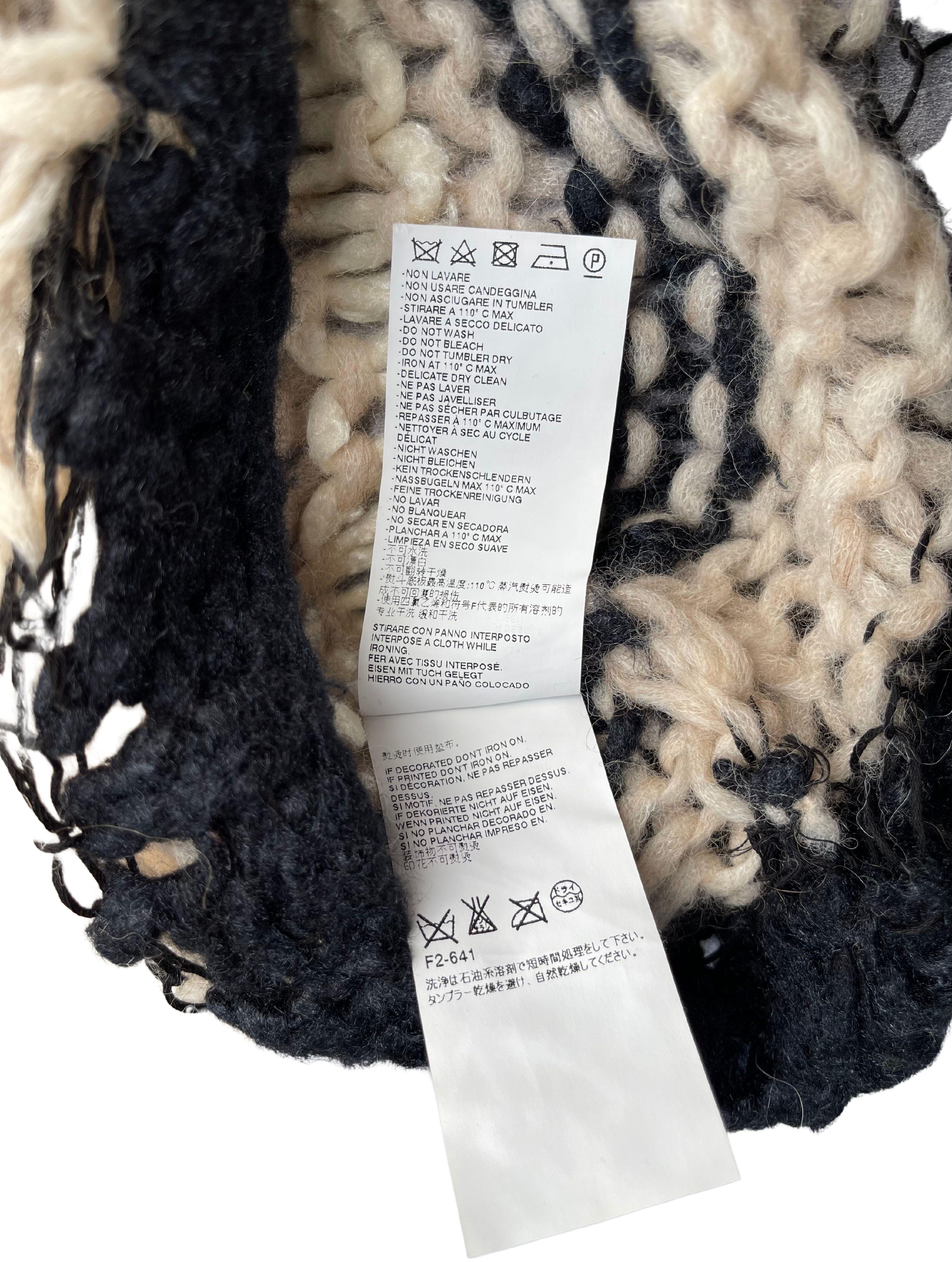 Maison Margiela Artisanal Spider-Web Hand Knit Sweater, Spring Summer 2016
