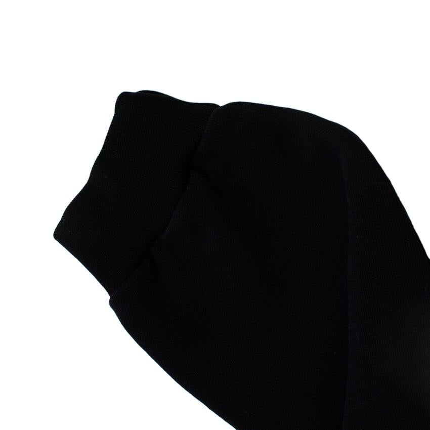 Women's Maison Margiela Black Feather Print Sweatshirt For Sale