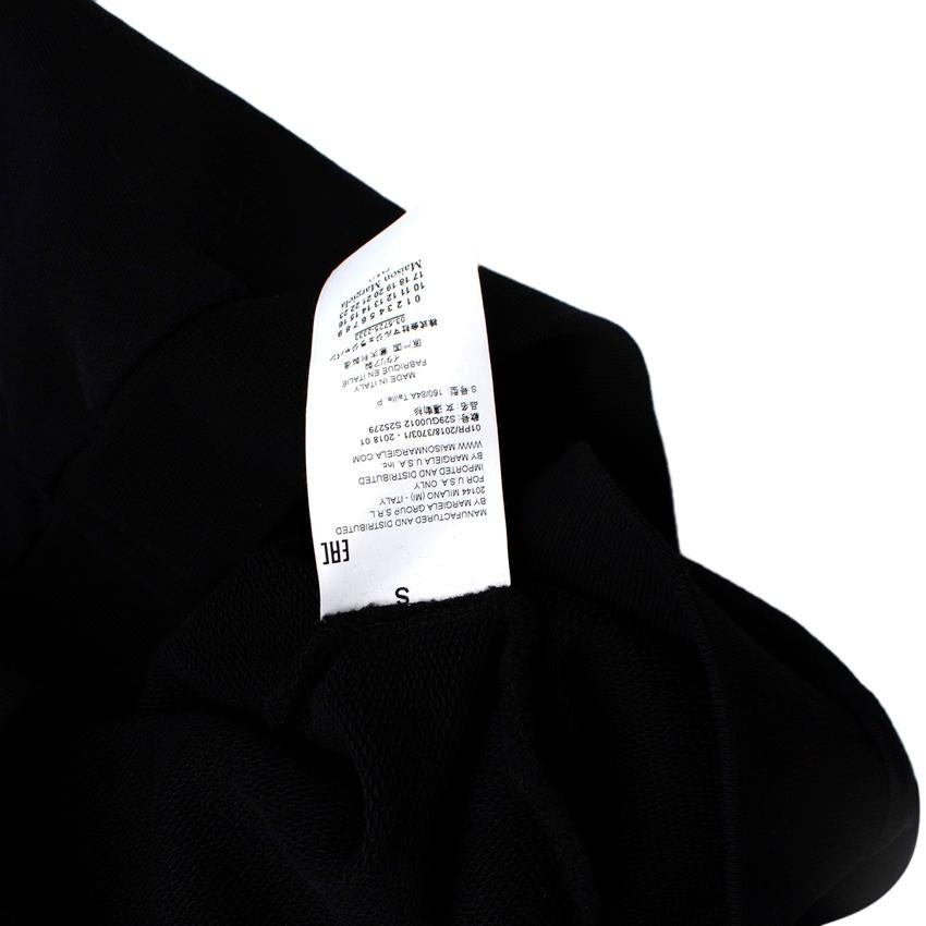 Maison Margiela Black Feather Print Sweatshirt For Sale 2