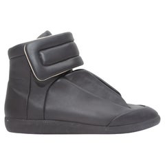 Maison Margiela Black High-Top Leather Sneakers