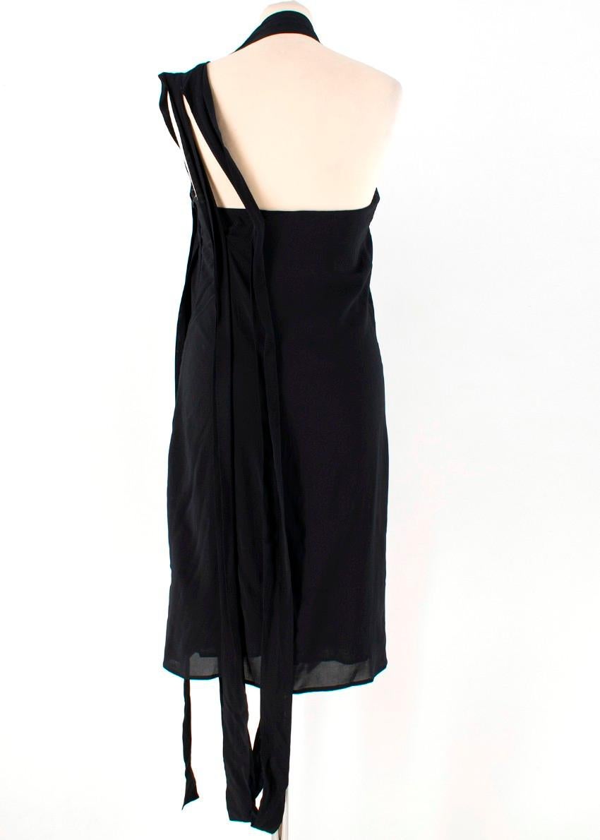 Maison Margiela Black Strappy Dress - Size US 4 In Excellent Condition In London, GB