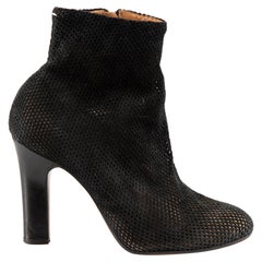 Maison Margiela Botines de malla de ante negro Talla IT 40