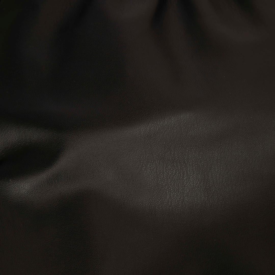 Maison Margiela Black Vegan Leather Skinny Trousers Size S In New Condition For Sale In London, GB