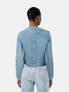 Maison Margiela Blue Denim Double Breasted Jacket Size M