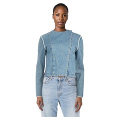 Maison Margiela Blue Denim Double Breasted Jacket Size M