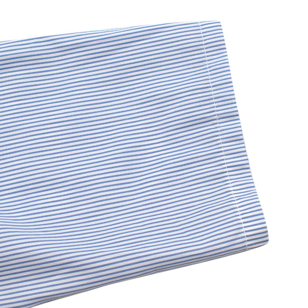 Women's or Men's Maison Margiela Blue Striped Cotton-Poplin Shirt Dress US6 For Sale