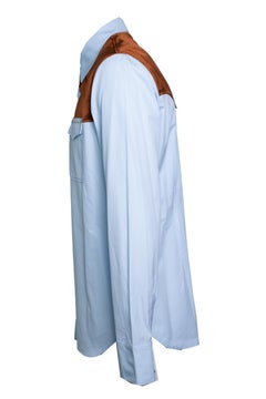 Maison Margiela, blue western shirt
