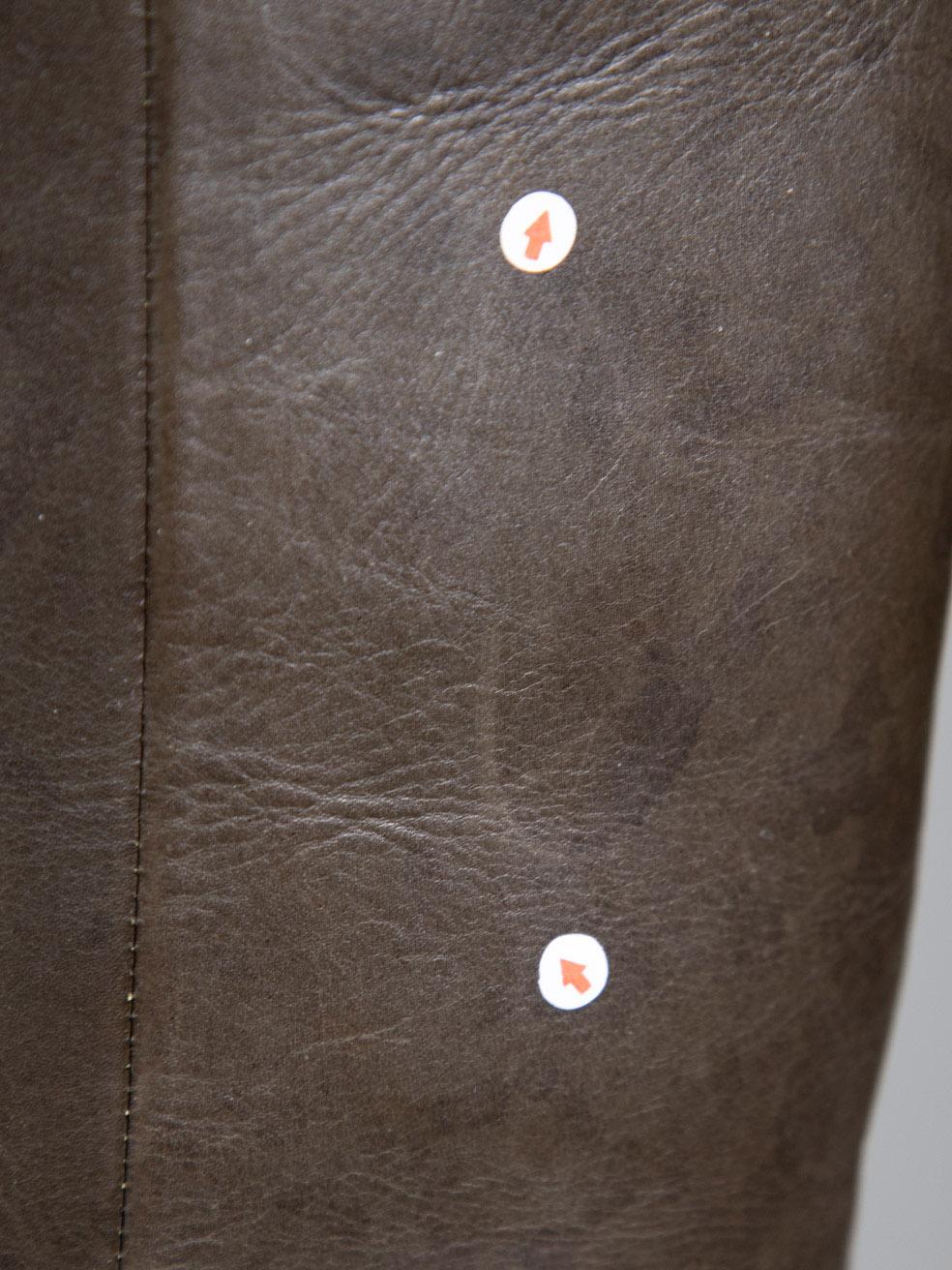 Maison Margiela Stivali al Ginocchio in Pelle Marrone Taglia IT 37.5 in vendita 1
