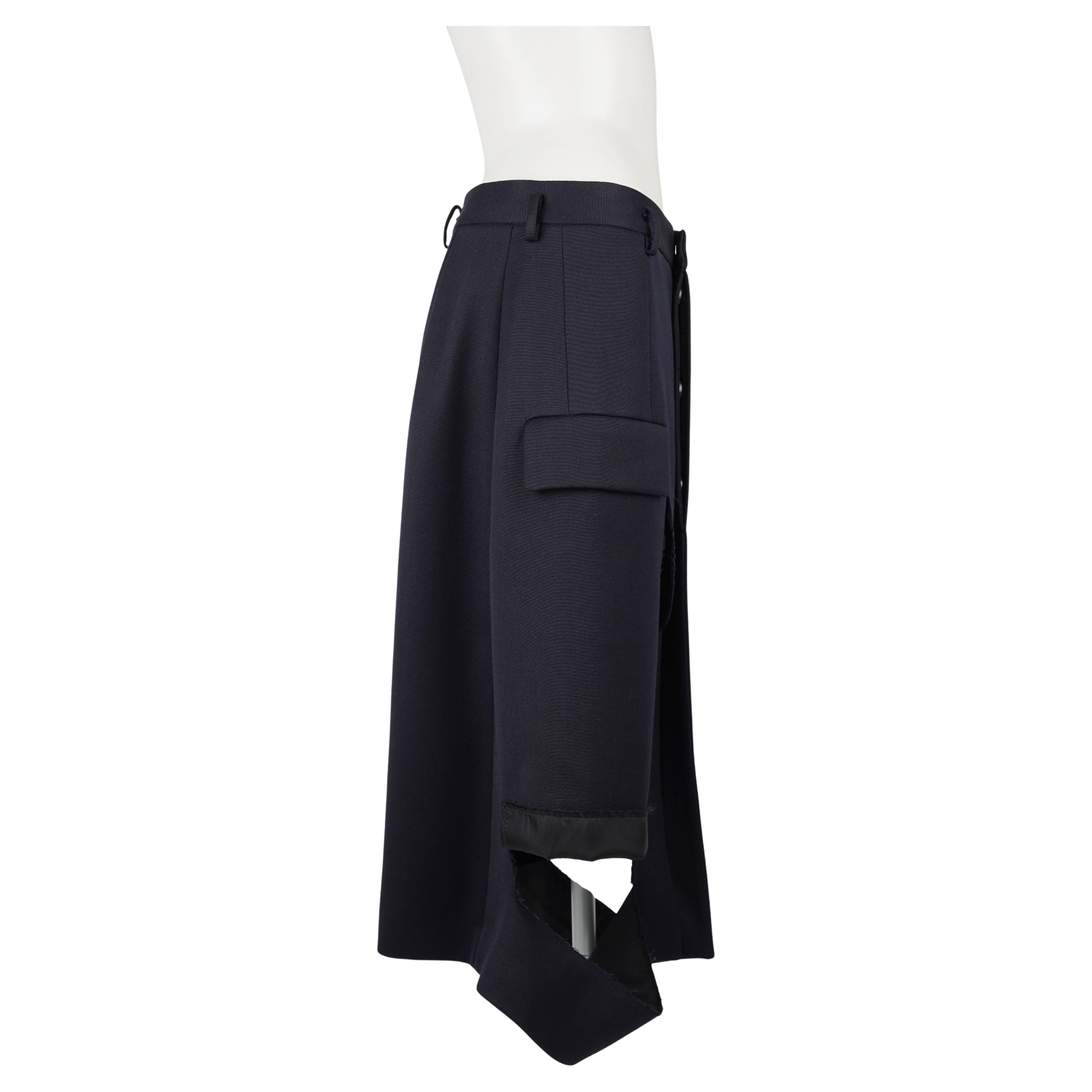 Maison Galliano by John Galliano Line 10 Jupe en laine déconstruite, F/W 2020 Pour hommes en vente