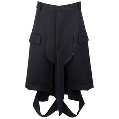Maison Margiela by John Galliano Line 10 Deconstructed Wool Skirt, F/W 2020