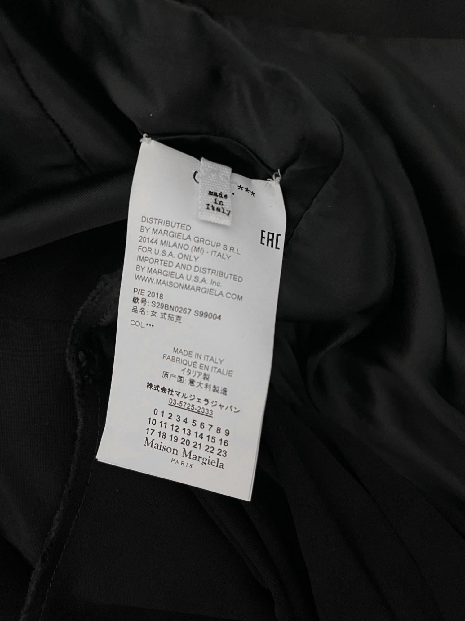 Maison Margiela by John Galliano S/S 2018 Robe blazer à double épaisseur en vente 8