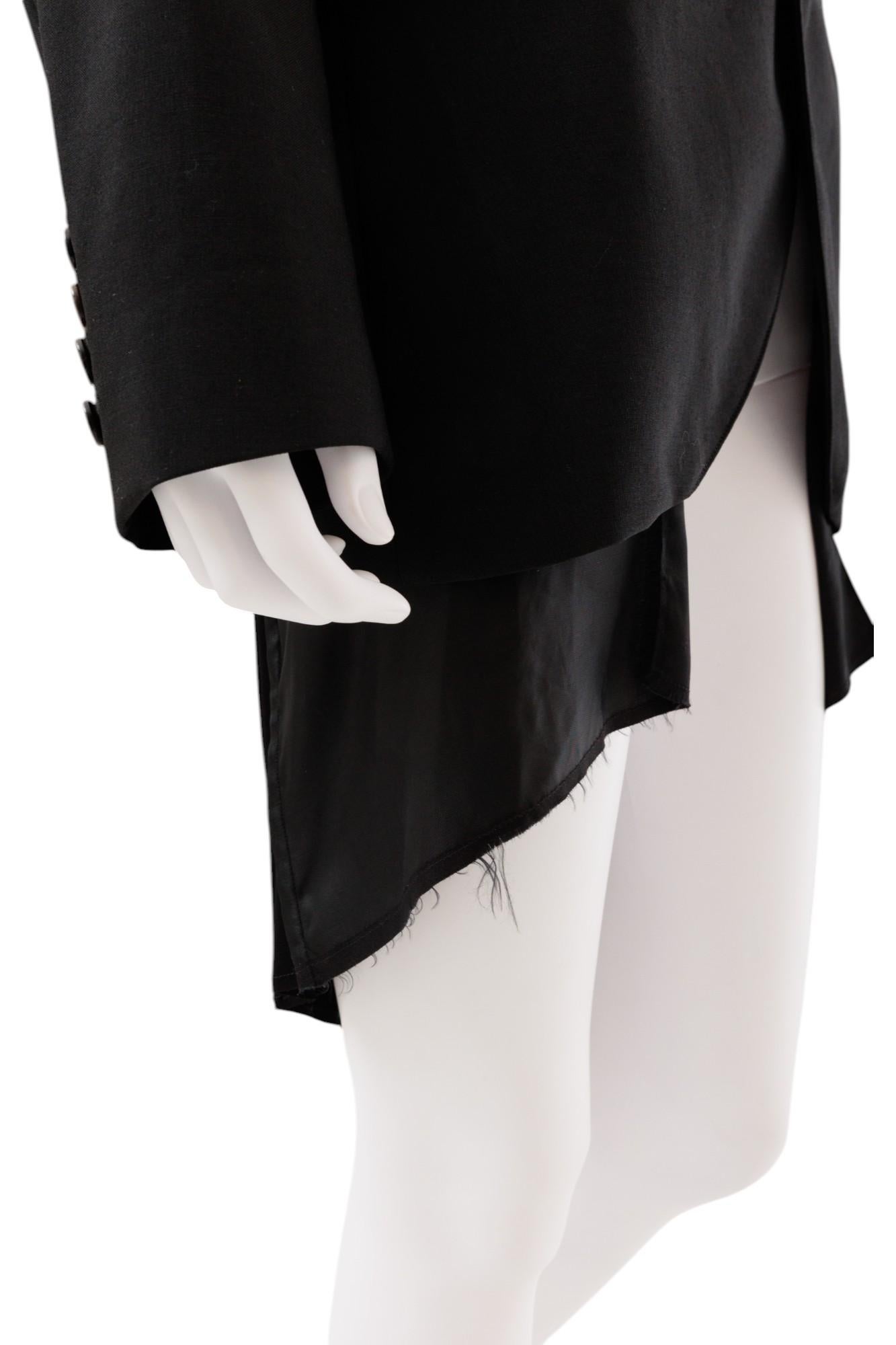 Maison Margiela by John Galliano S/S 2018 Robe blazer à double épaisseur en vente 12