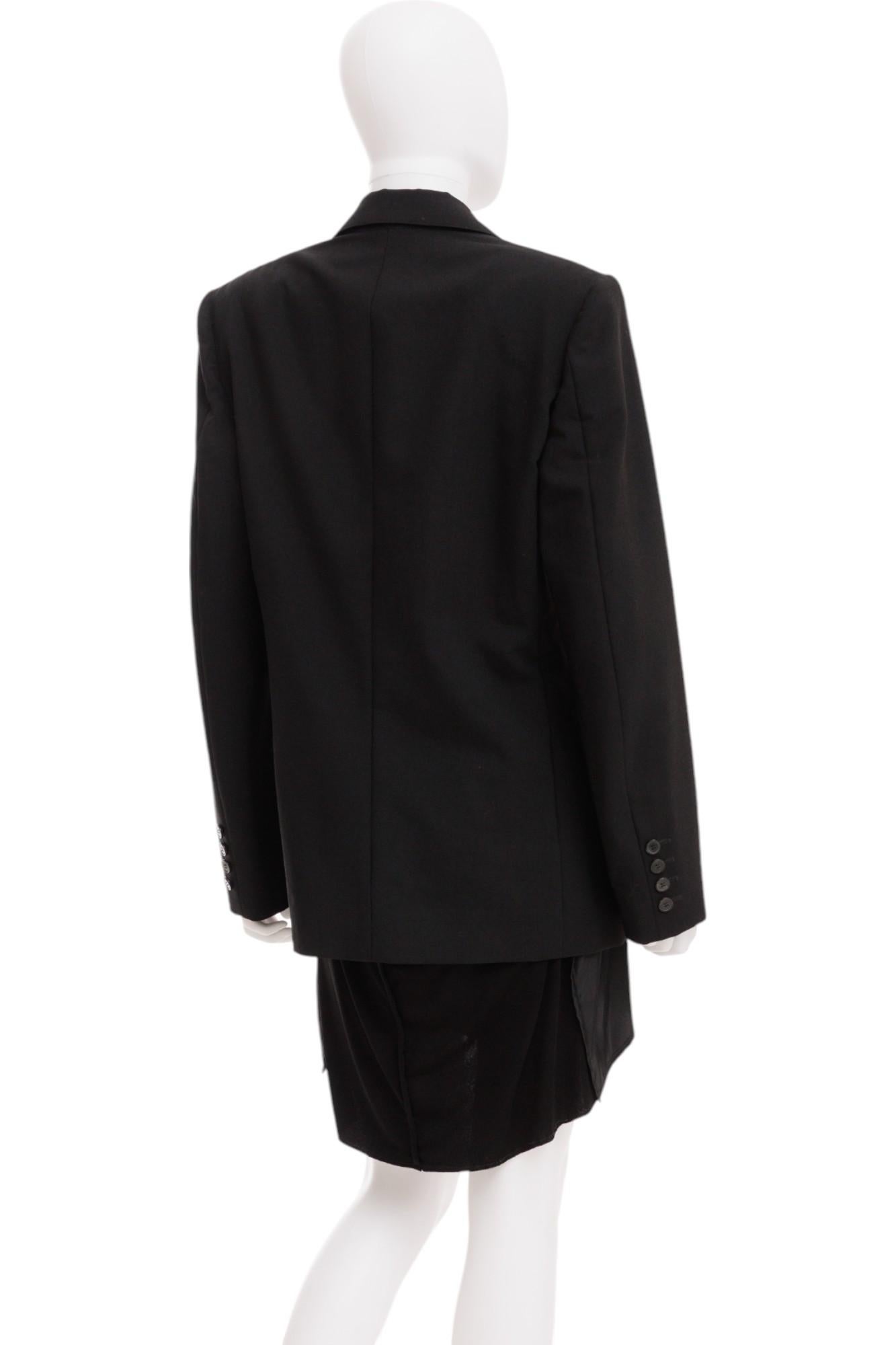 Maison Margiela by John Galliano S/S 2018 Robe blazer à double épaisseur Excellent état - En vente à Caserta, IT