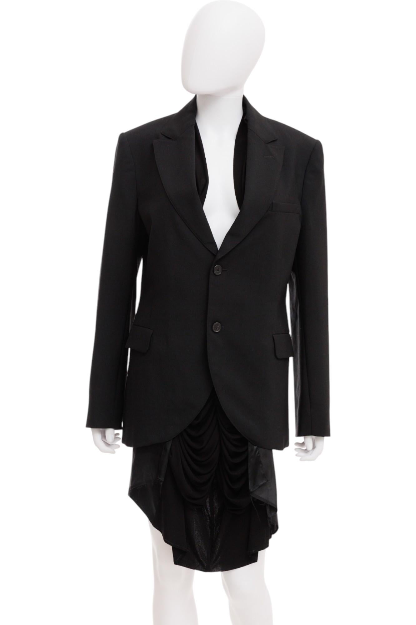 Maison Margiela by John Galliano S/S 2018 Robe blazer à double épaisseur Pour femmes en vente