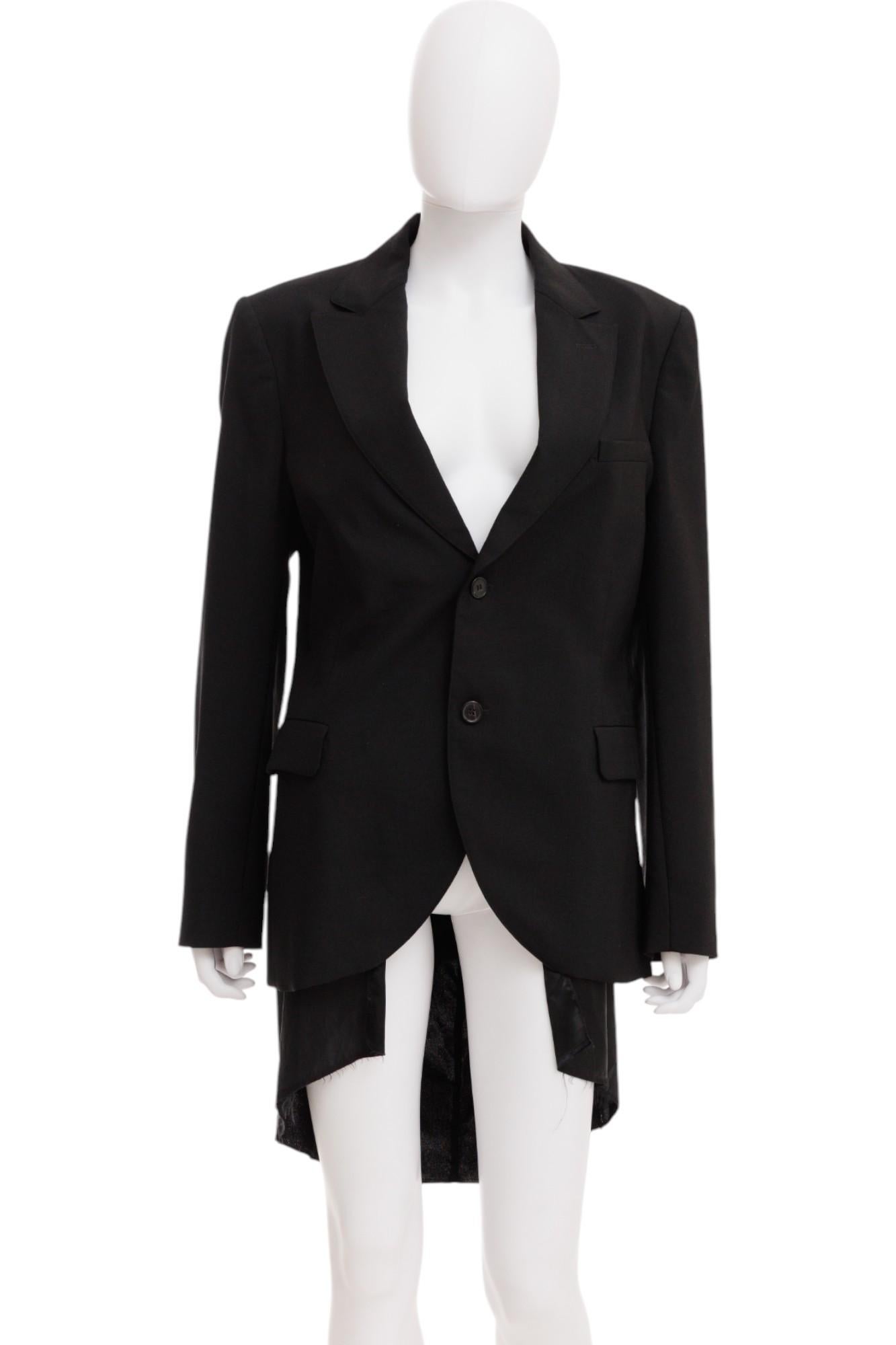 Maison Margiela by John Galliano S/S 2018 Robe blazer à double épaisseur en vente 1