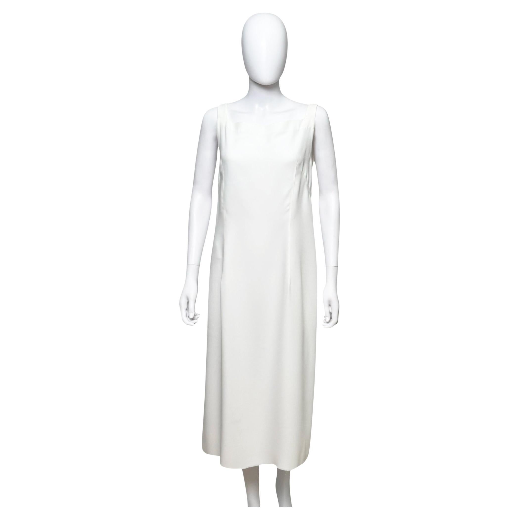 Maison Margiela by John Galliano S/S 2019 White Square dress