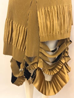 Maison Margiela by John Galliano S2018 Architectural Deconstructed Pleated Skirt