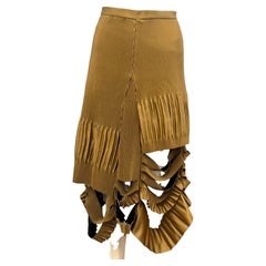 Maison Margiela by John Galliano S2018 Architectural Deconstructed Pleated Skirt