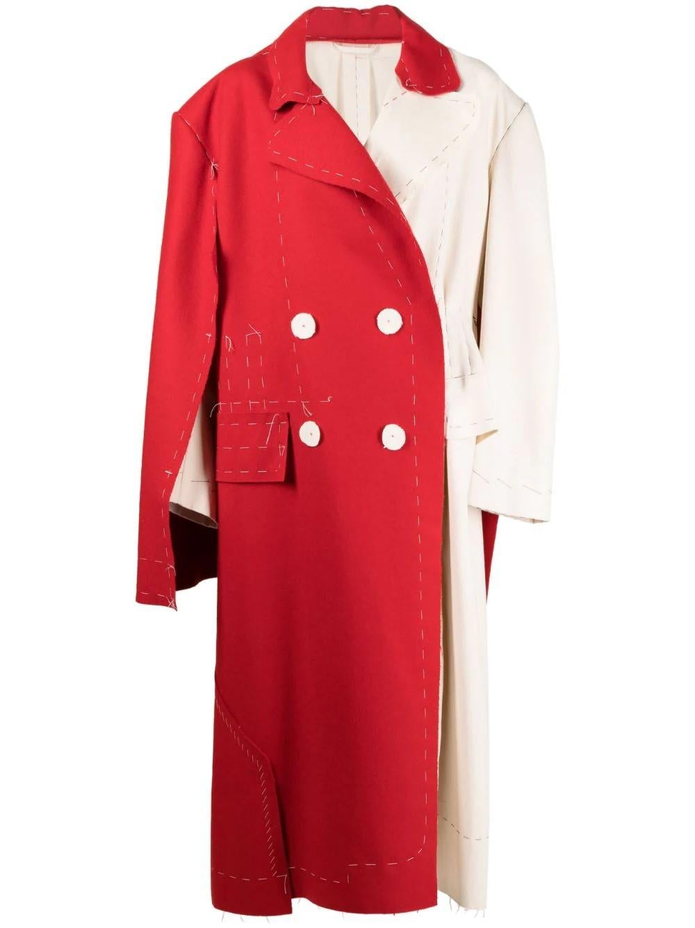Maison Margiela Deconstructed Coat In Excellent Condition For Sale In London, GB