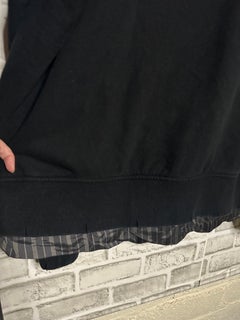 Maison Margiela French Terry Layer Destroyed Sweatshirt IT 50 LG Cotton Viscose