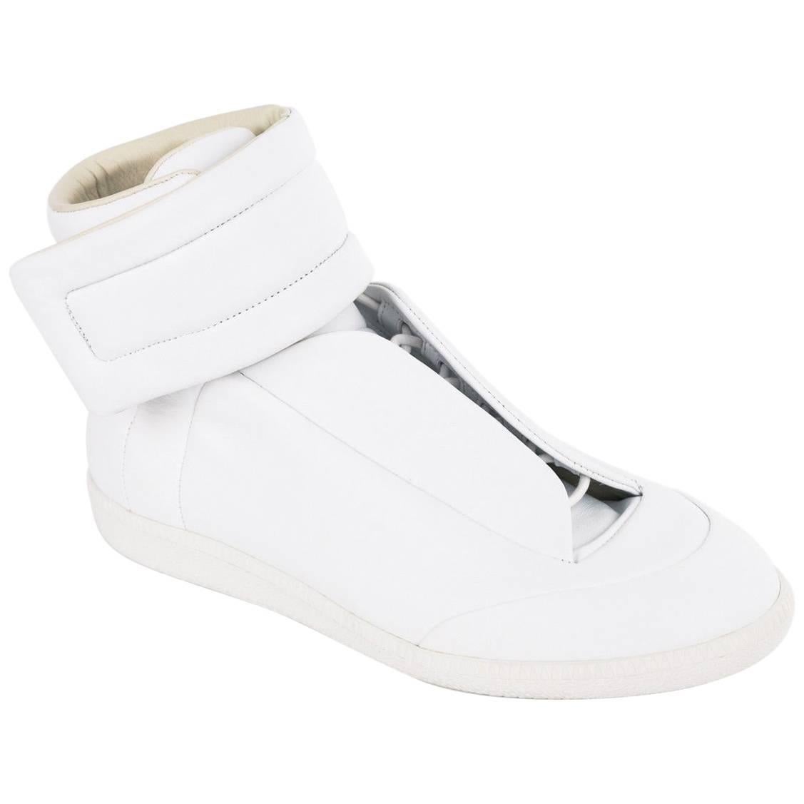 Maison Margiela Future Leather High-Top Sneakers