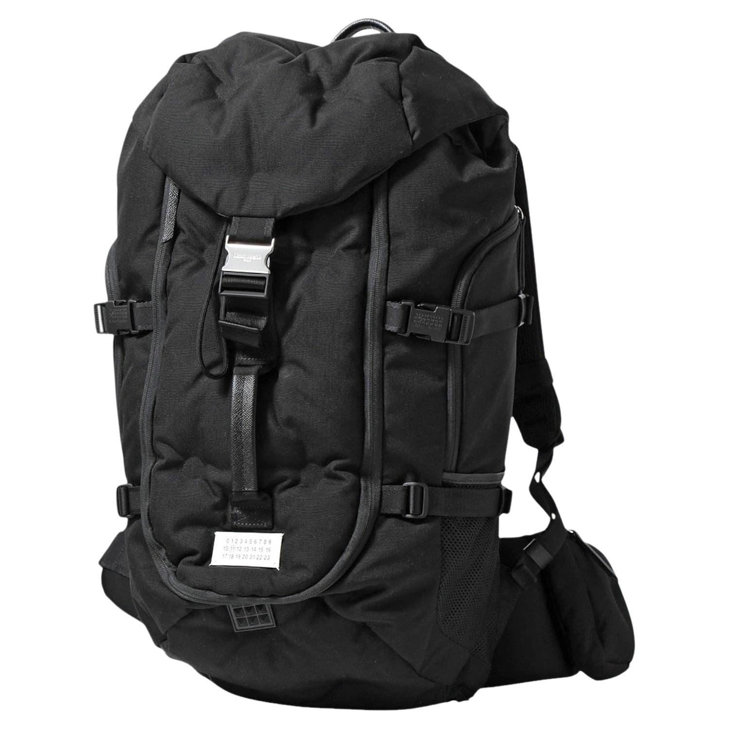 Maison Margiela Glam Slam Large Sport Backpack Duffle Bag SB2WA0001P1511 Black For Sale