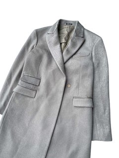 Maison Margiela Glitter Lana Wool Overcoat, Autumn Winter 2016