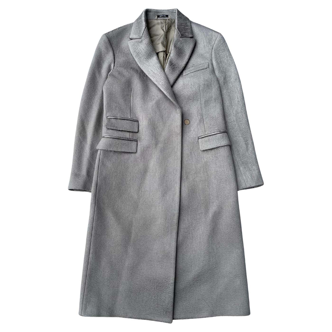 Maison Margiela Glitter Lana Wool Overcoat, Autumn Winter 2016 For Sale ...