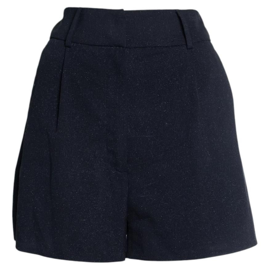 Maison Margiela, glitter shorts in black