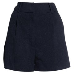 Maison Margiela, pantaloncini con glitter in nero