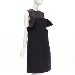 Maison Maison John Galliano 2019 Vestito 2D in lana decostruita IT40 S