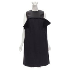 Maison Maison John Galliano 2019 Vestito 2D in lana decostruita IT40 S