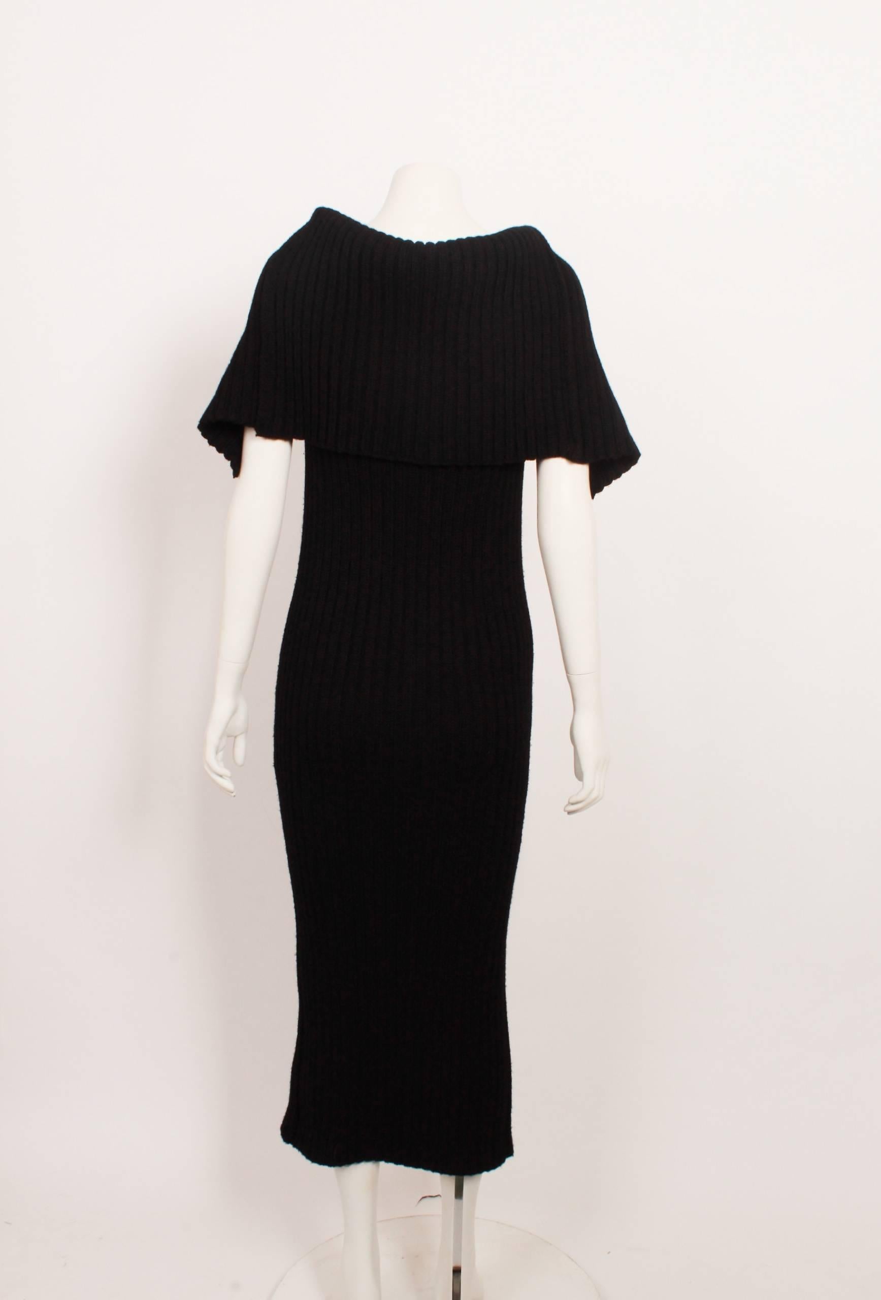 Maison Margiela Knit Zipper Dress For Sale 1